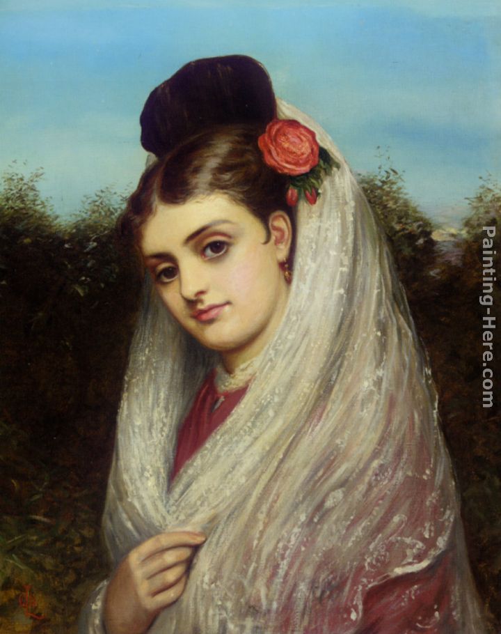 The Young Bride painting - Charles Sillem Lidderdale The Young Bride art painting